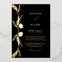 Klassische Golden Mini Kapsel Hochzeit