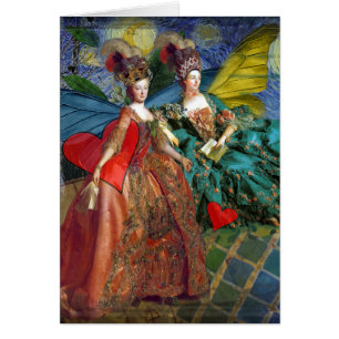 Klassische gothische Zwillinge Whimsical Schmetter