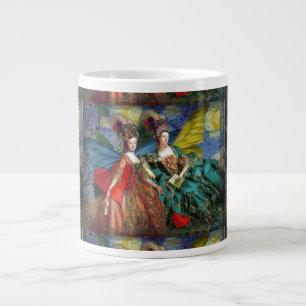 Klassische gothische Zwillinge Whimsical Schmetter Jumbo-Tasse