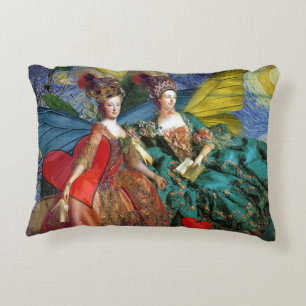 Klassische gothische Zwillinge Whimsical Schmetter Zierkissen