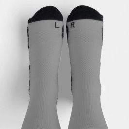 Klassische graue Farbsocken weich und stilvoll Socken
