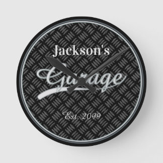Klassische graue Garage Wall Uhr