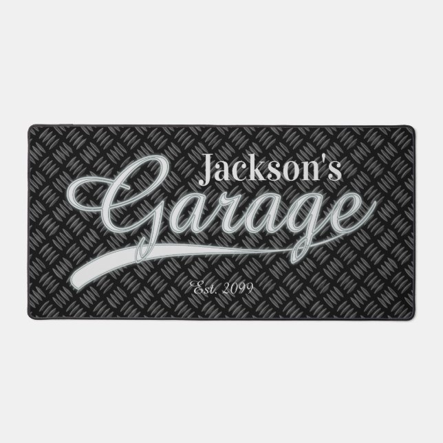 Klassische Gray Garage Tool Bench Pads Schreibtisc Schreibtischunterlage (Vorderseite)