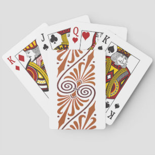 Klassische griechische Eleganz neutral Spielkarten