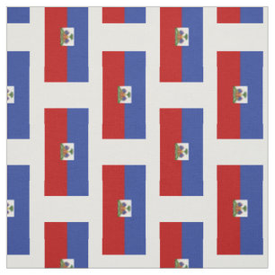 Klassische haitianische Flagge Stoff