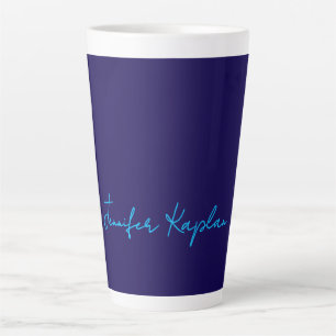 Klassische Handschrift Minimalist Professional Milchtasse