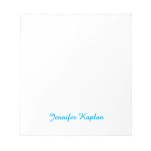 Klassische Handschrift Minimalist Professional Notizblock