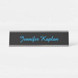 Klassische Handschrift Minimalist Professional Schreibtischnamensplakette