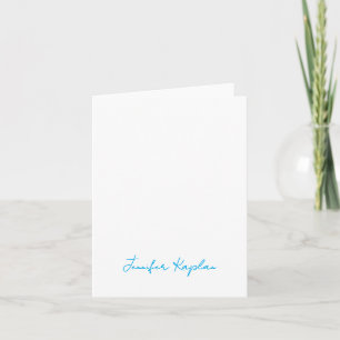 Klassische Handschrift Minimalistischer Profi