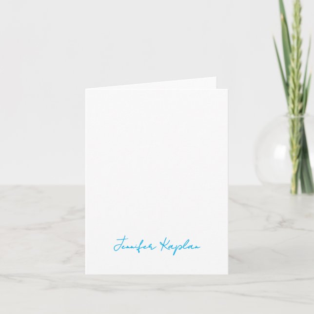 Klassische Handschrift Minimalistischer Profi (Vorderseite)