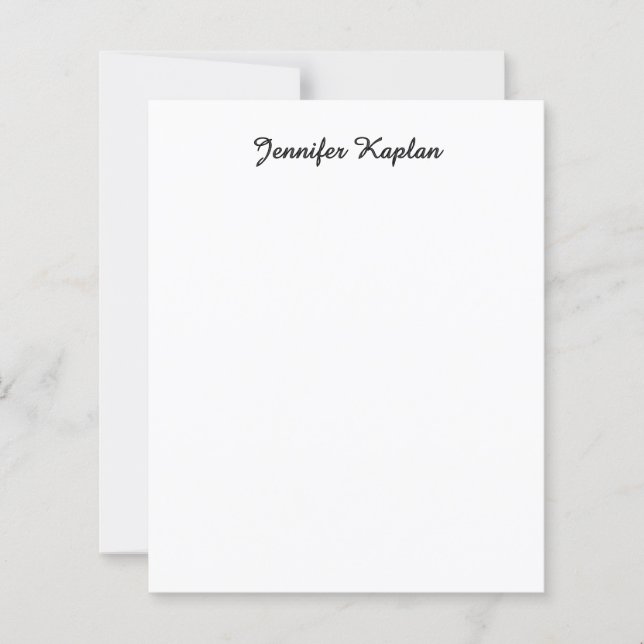 Klassische Handschrift Minimalistischer Profi (Vorderseite)