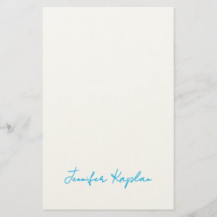 Klassische Handschrift Minimalistischer Profi Briefpapier