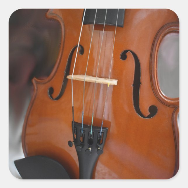 Klassische Harmonie Quadratischer Aufkleber (Vorderseite)