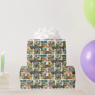 Klassische hawaiianische Aloha-Geschenkverpackung Geschenkpapier
