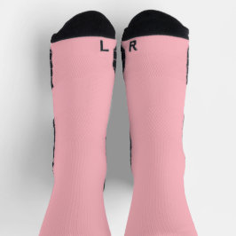 Klassische, hellrosa Socken, weich und stilvoll Socken