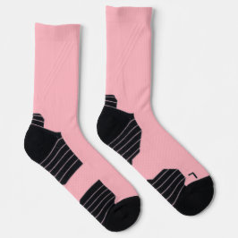 Klassische, hellrosa Socken, weich und stilvoll Socken