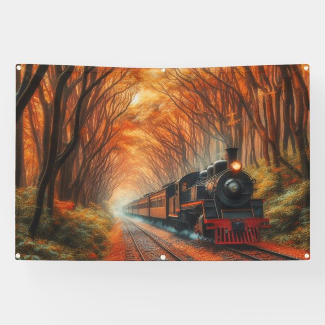 klassische Herbstbahn Banner (Horizontal)