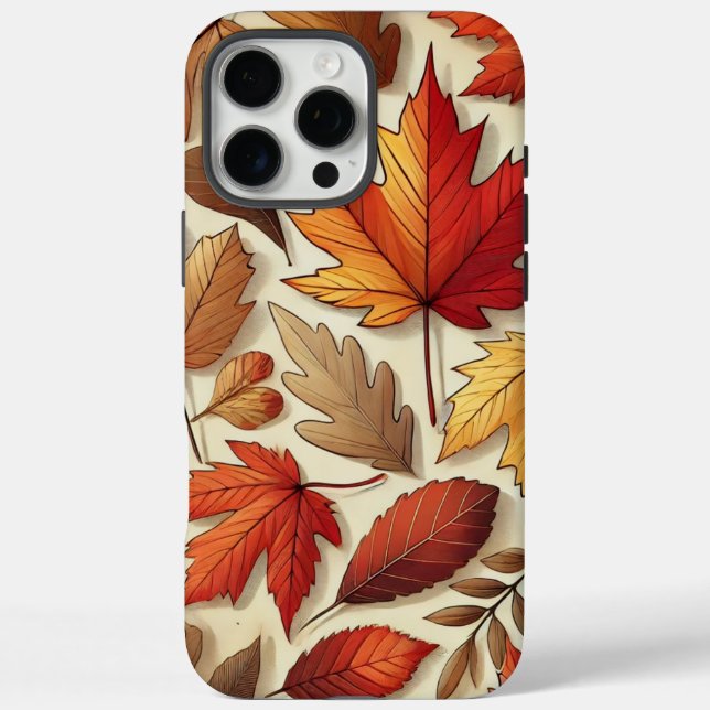 klassische Herbstblätter iPhone 16 Pro Max Hülle (Rückseite)