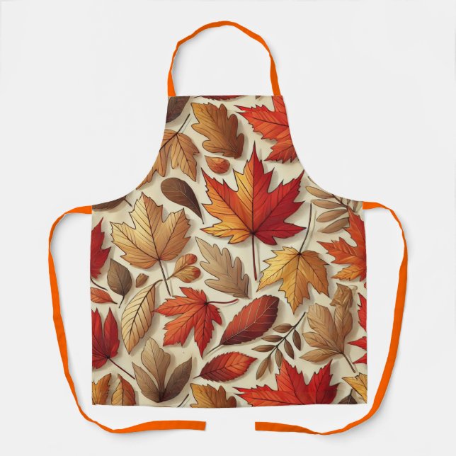 klassische Herbstblätter Schürze (Vorderseite)