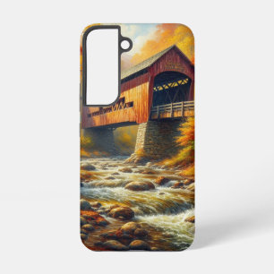 klassische Herbstbrücke Samsung Galaxy Hülle