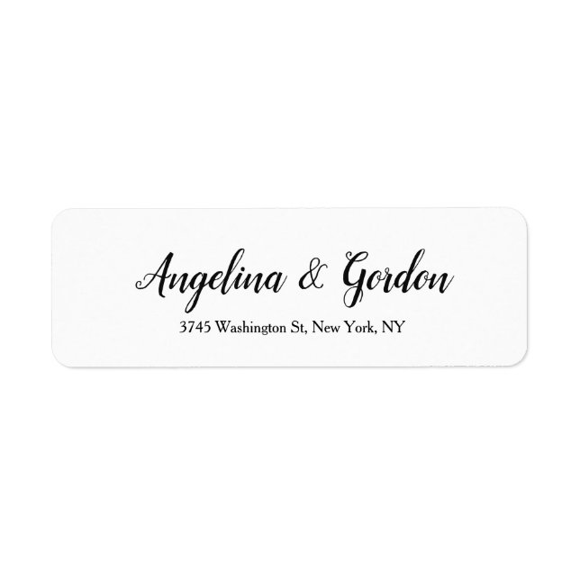 Klassische Hochzeit Beruflich Elegant Handwriting (Vorne)