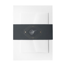 Klassische Hochzeit der Blaukalligraphie Einladungsbanderole