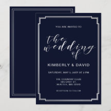 Klassische Hochzeit der Marine