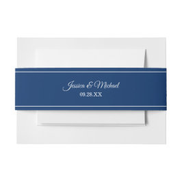 Klassische Hochzeit mit klassischer Elegant Einladungsbanderole