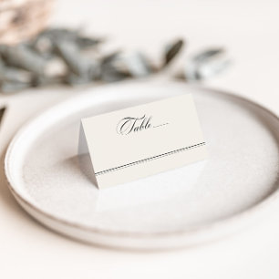 Klassische Hochzeit Platzkarte
