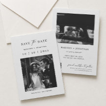 Klassische Hochzeit speichern das Datum