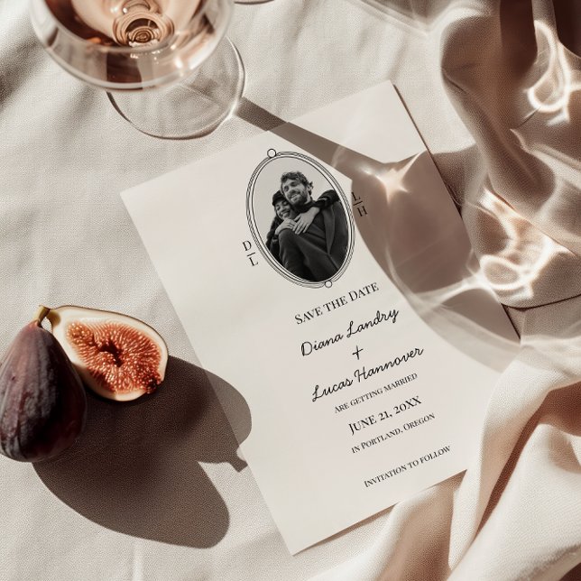 Klassische Hochzeit speichern Sie das Datum Save The Date (Von Creator hochgeladen)