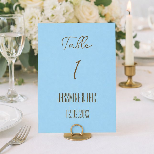 Klassische Hochzeitstischnummernkarten Tischnummer (Von Creator hochgeladen)