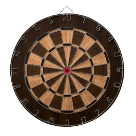 Klassische Holztafel Dartscheibe
