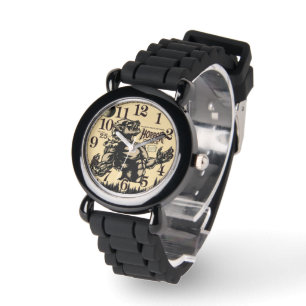 Klassische 'Horror-Comics'-Uhr Armbanduhr