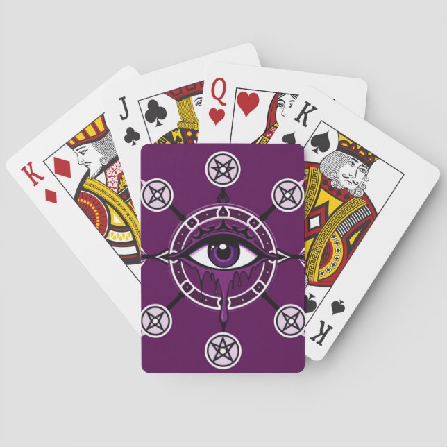 Klassische Horror-Spielkarten Spielkarten (Rückseite)