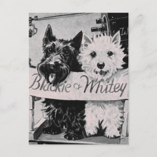 * Klassische Hübsche Poochies Rosa Postkarte *