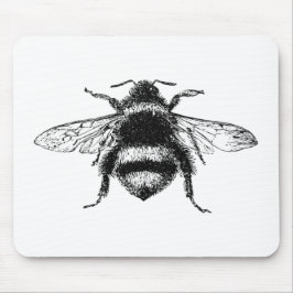 Klassische Hummel-Biene Mousepad