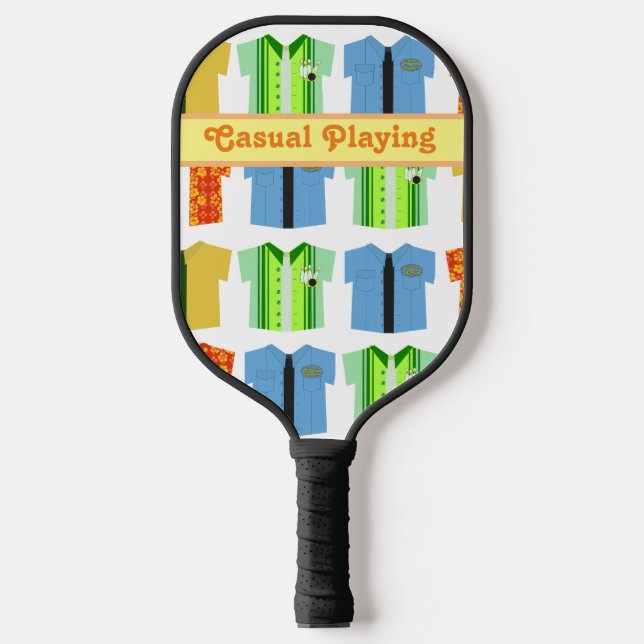 Klassische Icons für Mode-Statement-Stil Pickleball Schläger (Vorderseite)