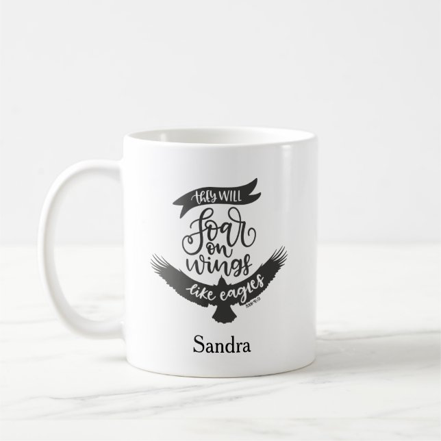 Klassische Isaiah 40:21 Christliches Bibelverse Kaffeetasse (Links)
