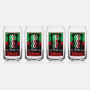 Klassische italienische Pasta Küche Geschenk Dosenglas