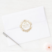 Klassische Ivory White Gold Frame Quinceanera