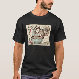 Klassische japanische Kunst Nudeln Wildtiere Sugar T-Shirt