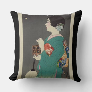 KLASSISCHE JAPANISCHE KUNST - PILLOW MIT ZWEI DESI KISSEN