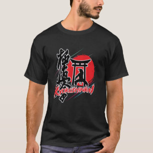 Klassische japanische Typografie Kyokushin Karate T-Shirt