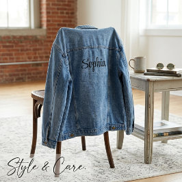 Klassische Jeansjacke mit Ihrem benutzerdefinierte