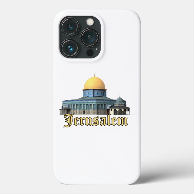 Klassische Jerusalem-Kuppel im Rock-Design Case-Mate iPhone Hülle (Rückseite)