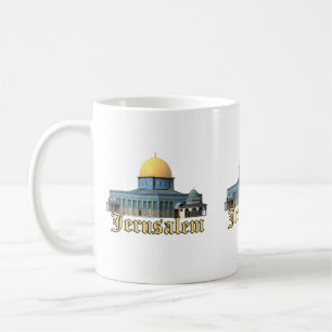 Klassische Jerusalem-Kuppel im Rock-Design Kaffeetasse