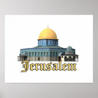 Klassische Jerusalem-Kuppel im Rock-Design