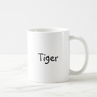 Klassische Kaffee-Tasse mit "Tiger " Kaffeetasse
