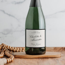 Klassische Kalligrafie Altes Geld Hochzeit